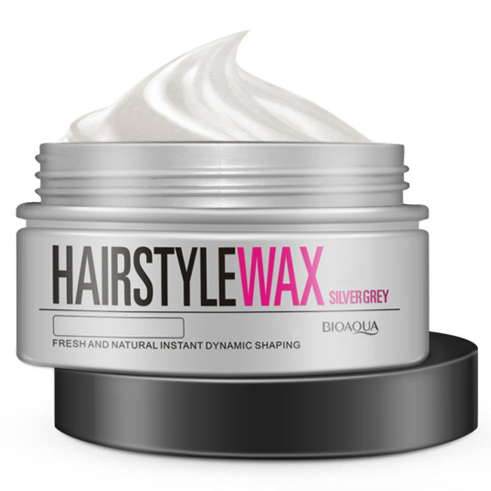 Silver Grey Matte Hair Styling Wax 100g for Short & Casual Hairstyles