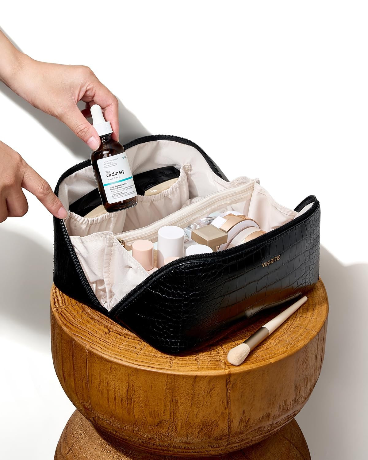 Waterproof Makeup & Toiletry Organizer Bag for Women - Travel & Daily Use