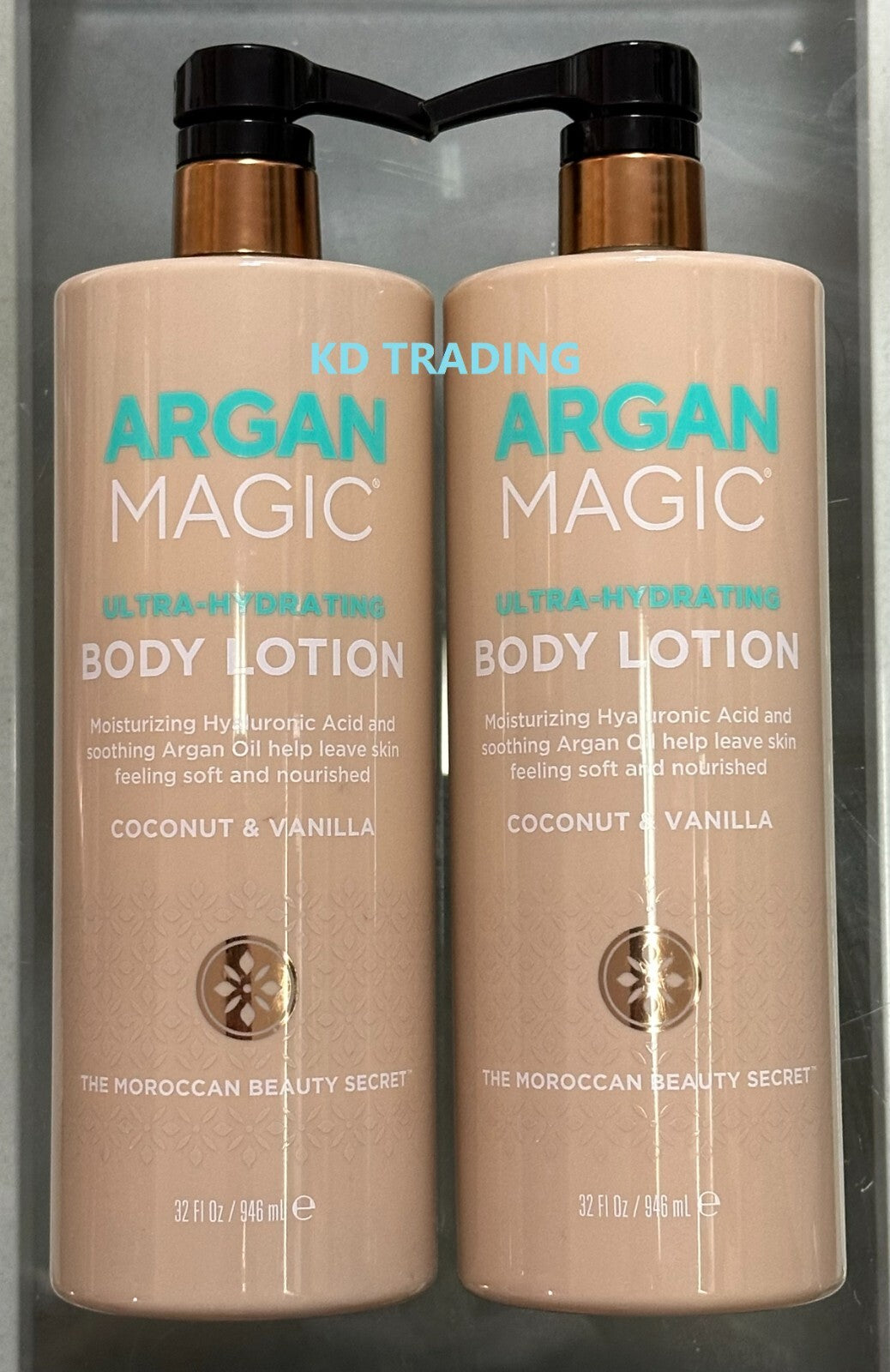 Argan Oil Body Lotion - Coconut & Vanilla, 2-Pack