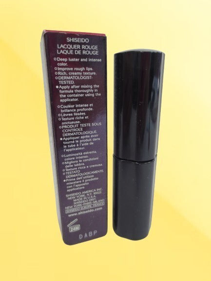 Shiseido Lacquer Rouge Lipstick VI418 - 0.2 oz Set of 2