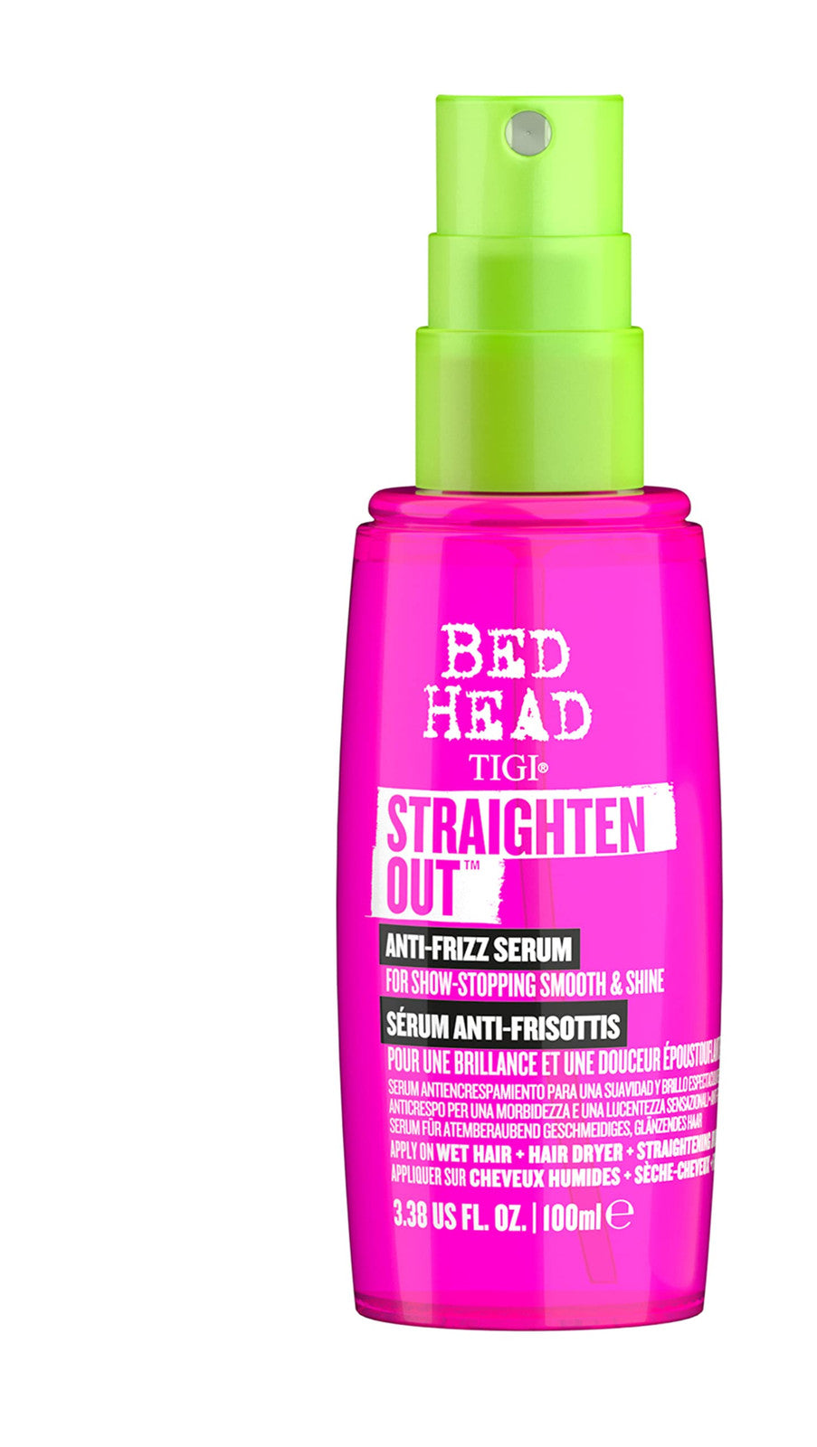 Anti-Frizz Hair Serum for Smooth Shiny Hair 3.38 oz - Lightweight & Moisturizing