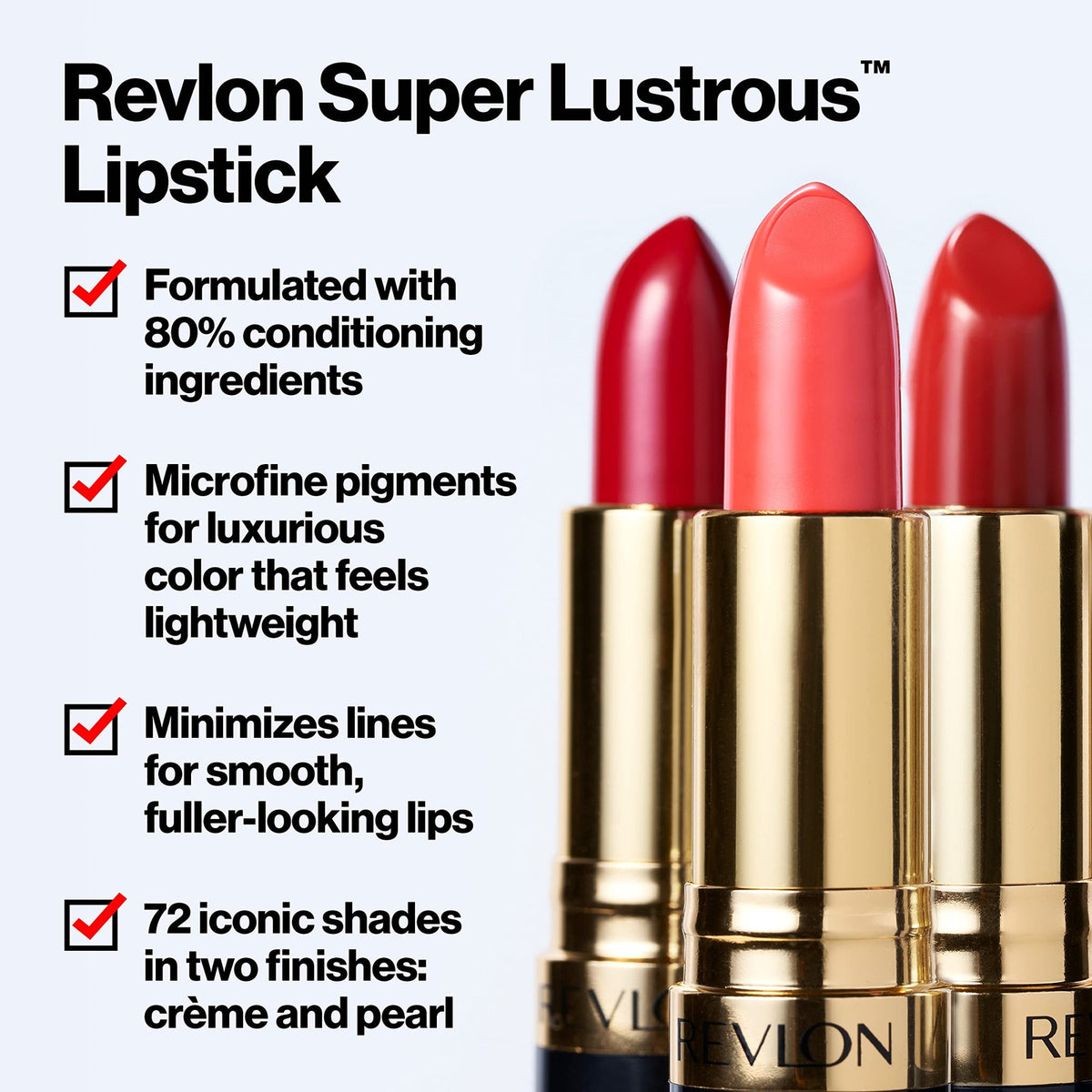 Revlon Super Lustrous Lipstick Set - Cherry Blossom 0.15 oz x2