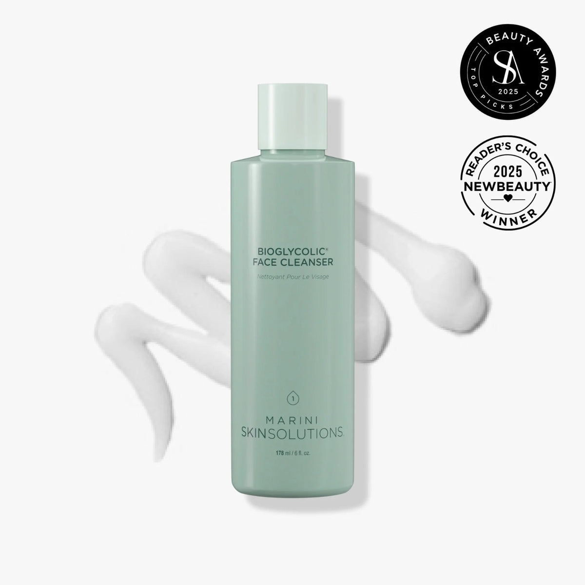 Bioglycolic Face Cleanser 6 Oz - Deep Cleansing for Skin Care