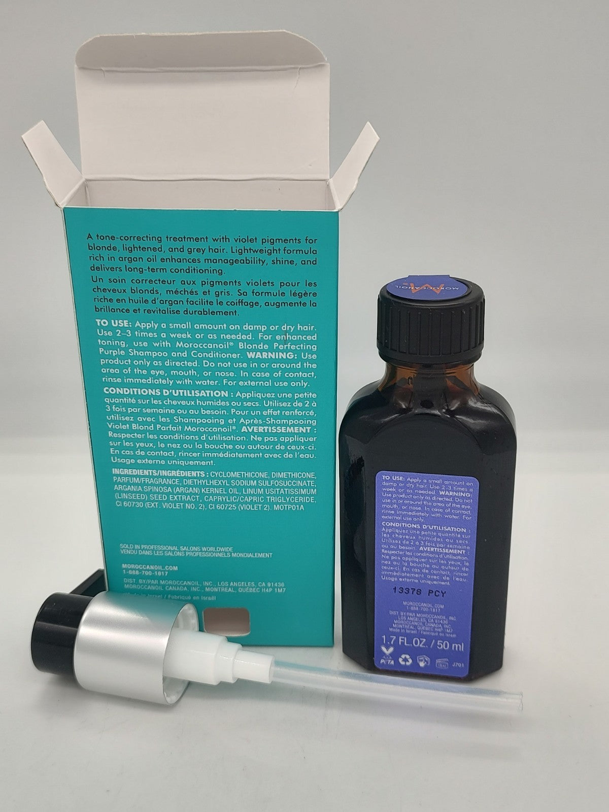 Moroccanoil Treatment Purple 1.7 OZ - Hair Oil for Frizz & Shine