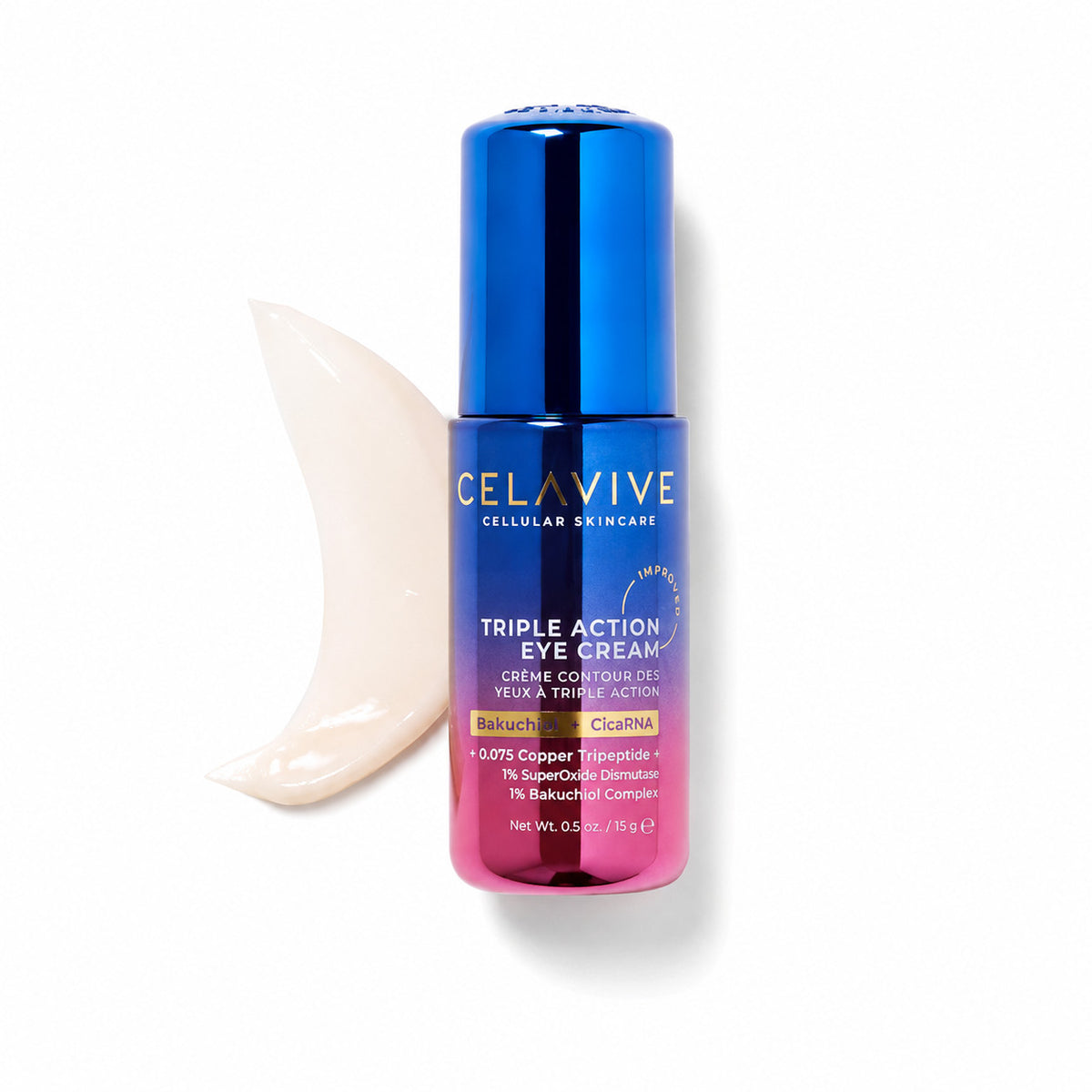 USANA Celavive Triple Action Eye Cream for Dark Circles & Puffiness 0.5 oz