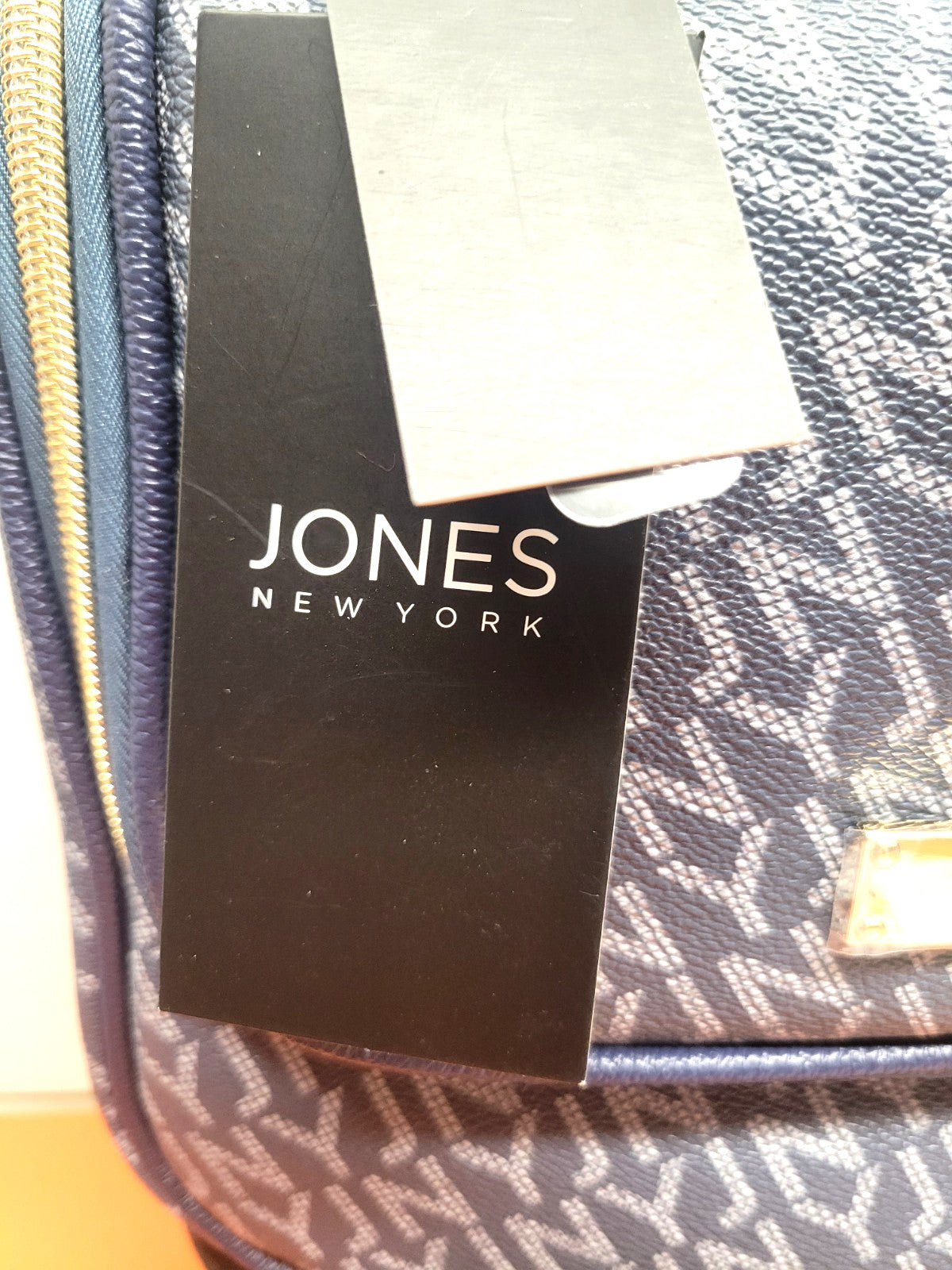 Travel Cosmetic Bag with Bottles & Hanger - Blue & Gray
