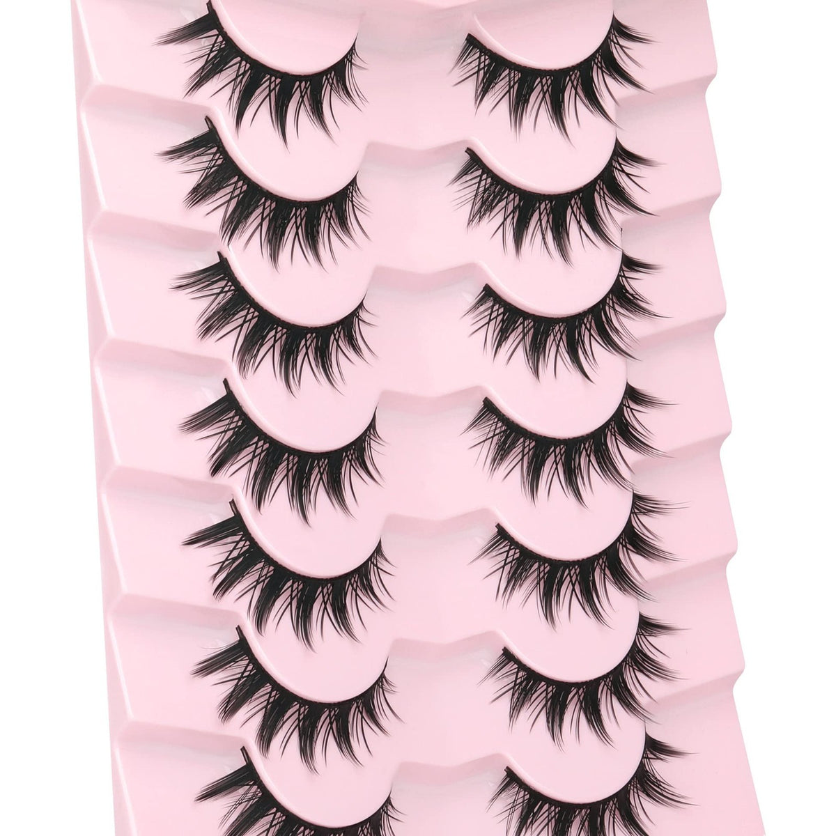 Dramatic Pink Manga Lashes False Eyelashes for Cosplay & Party