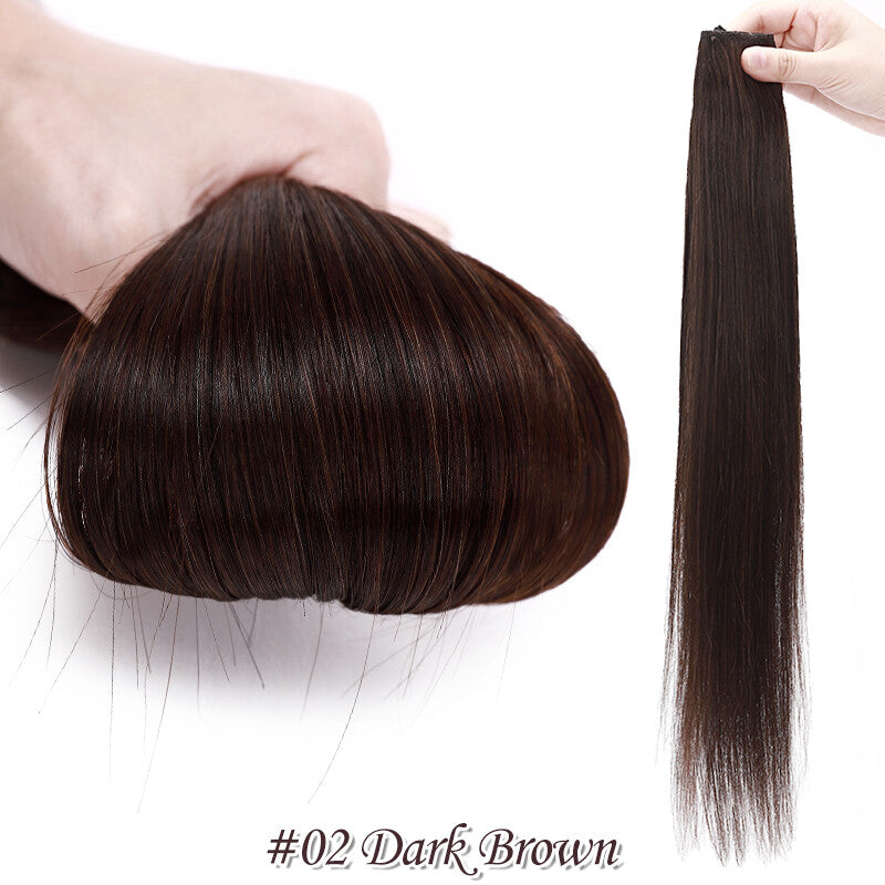 One Piece Clip-In Hair Extensions 100% Human Remy Full Head Thick Set