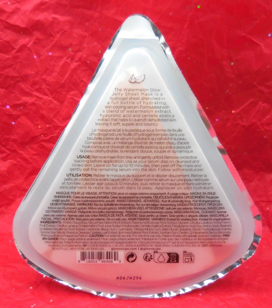 Watermelon Glow Jelly Sheet Mask 33g