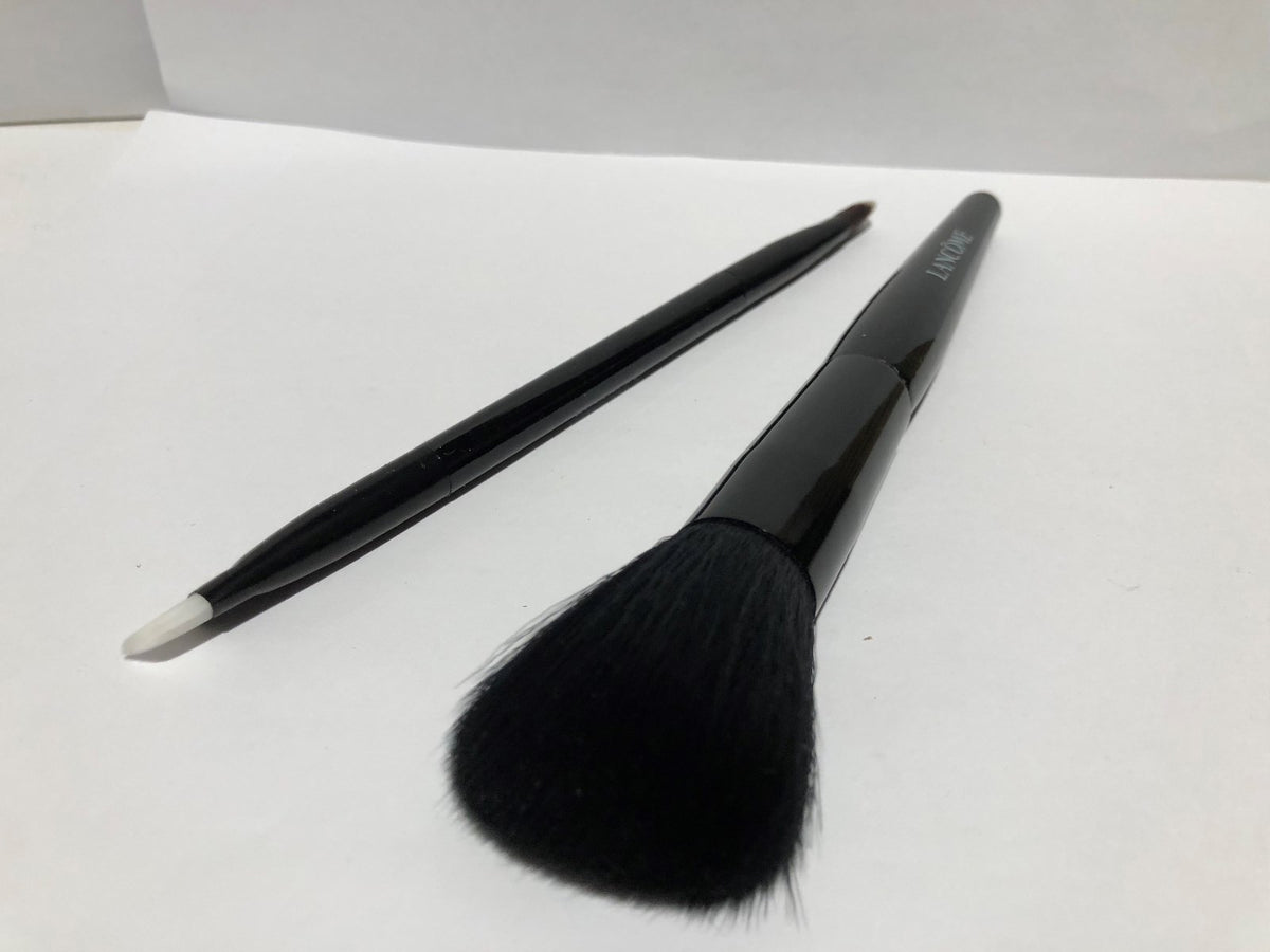 Set of 2 Face Makeup Brushes - Face Blender & Small Powder Brush