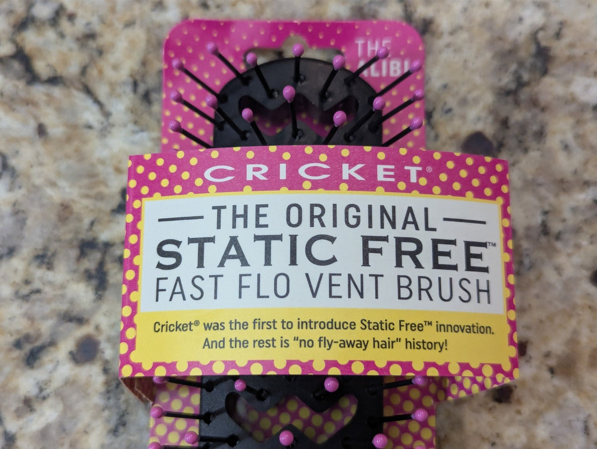 Static Free Vent Hair Brush - Pink, Fast Flo Hair Styling Tool