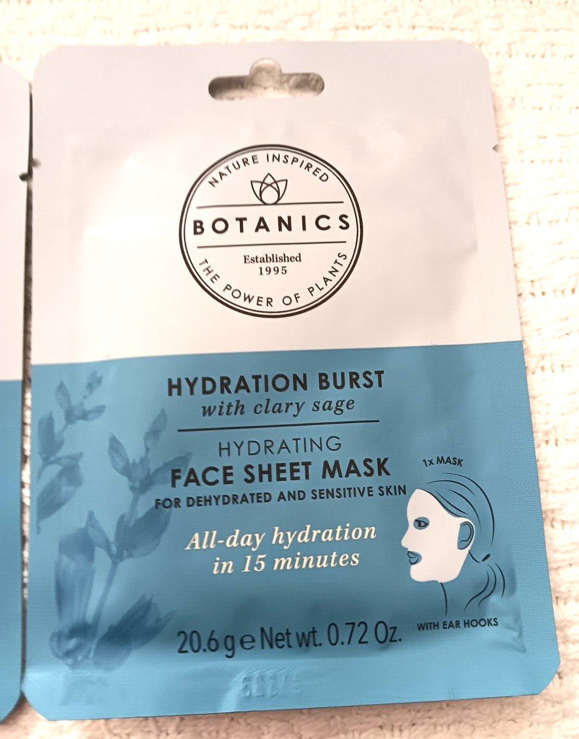 Hibiscus Face Scrub & Sheet Mask Set for Skin Refreshing - Botanics