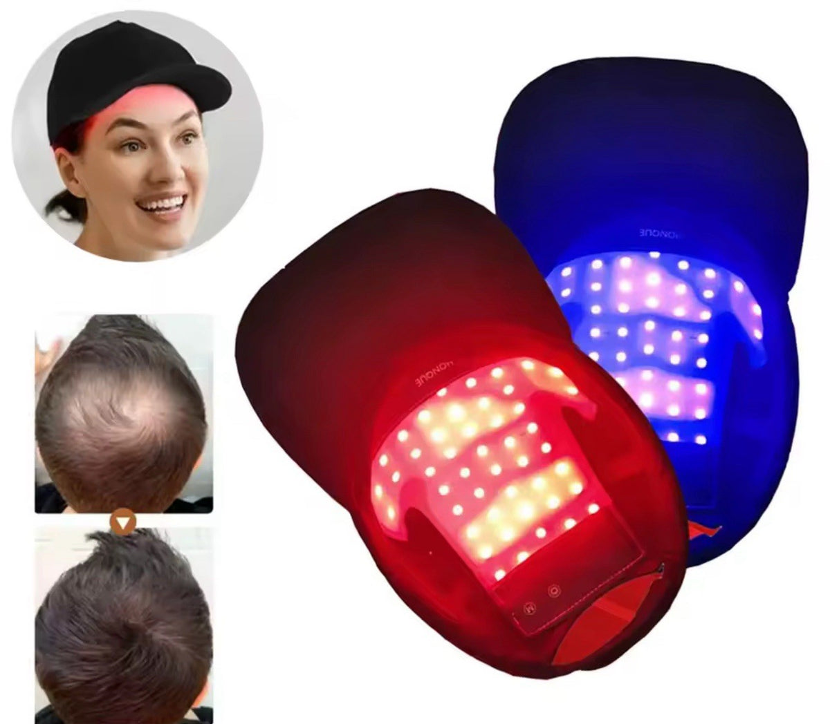 Red Light Therapy Cap LED Hair Growth Hat Scalp Treatment