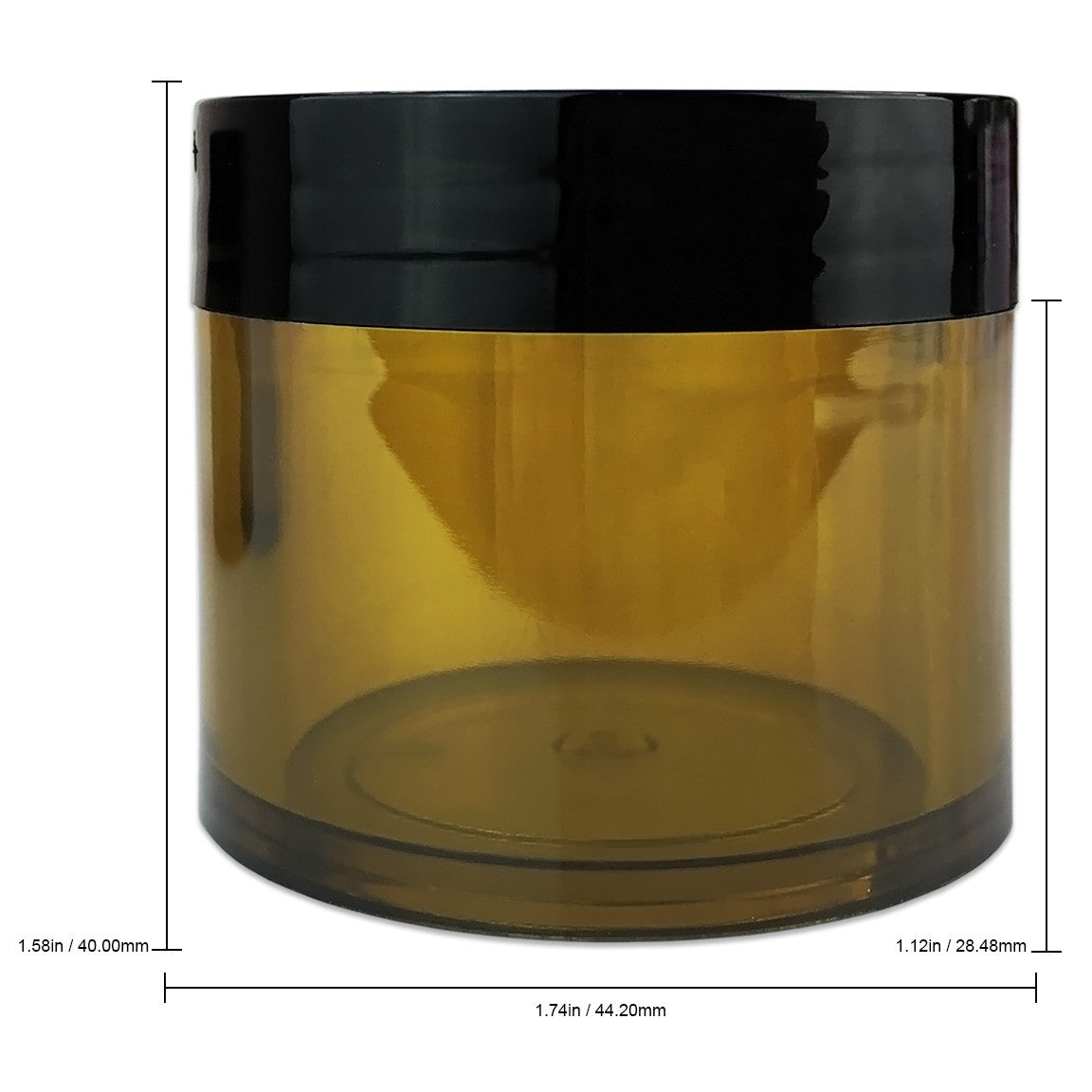 12 Pcs 30g Acrylic Sample Jars BPA Free for Cosmetics, Food & Art Storage