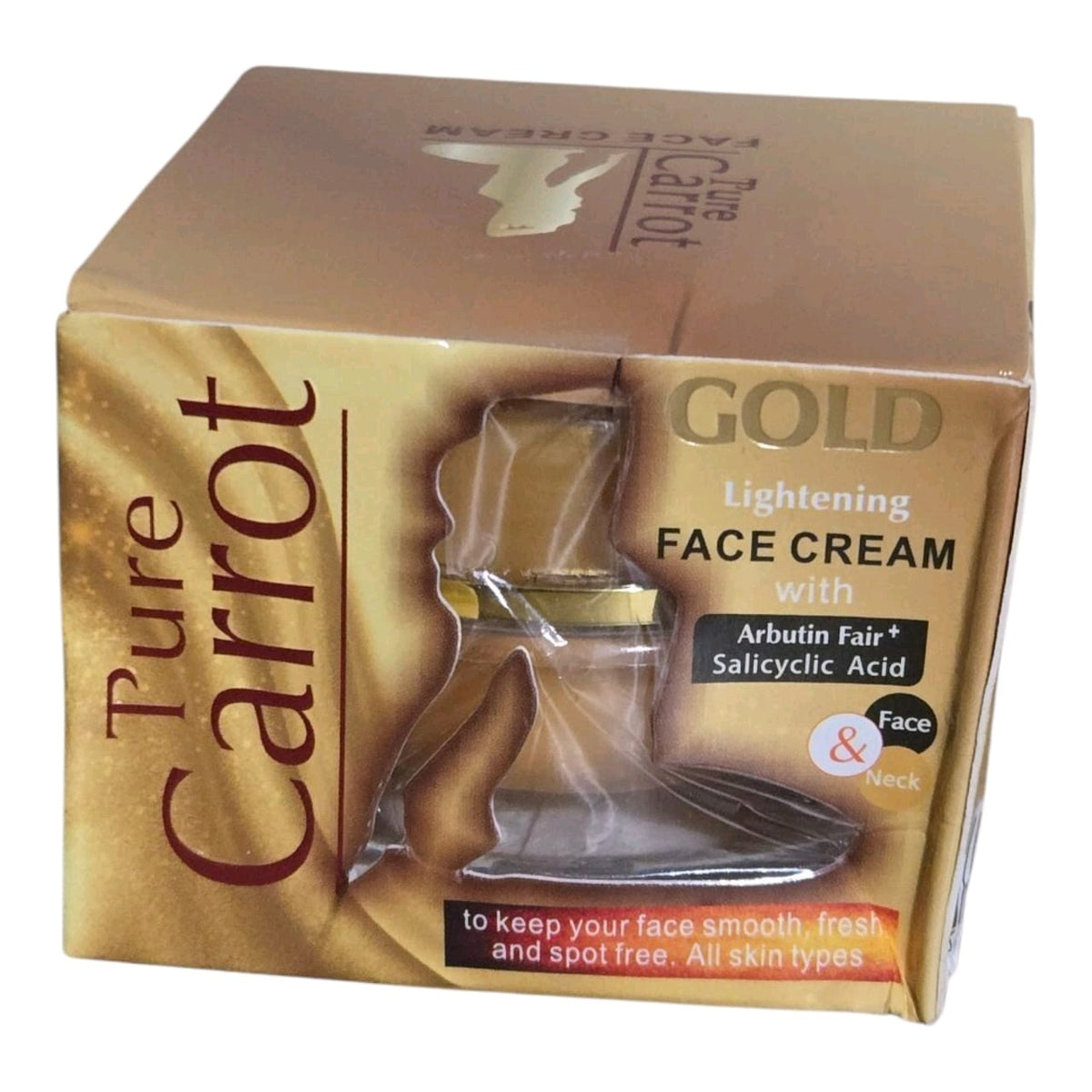 Pure Carrot Gold Lightening Face Cream 50ml - Brightening & Skin Nourishing