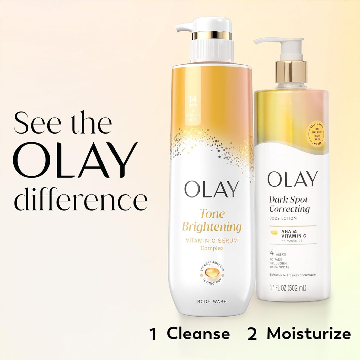 Olay Body Lotion for Women - Dark Spot Correcting, 502ml
