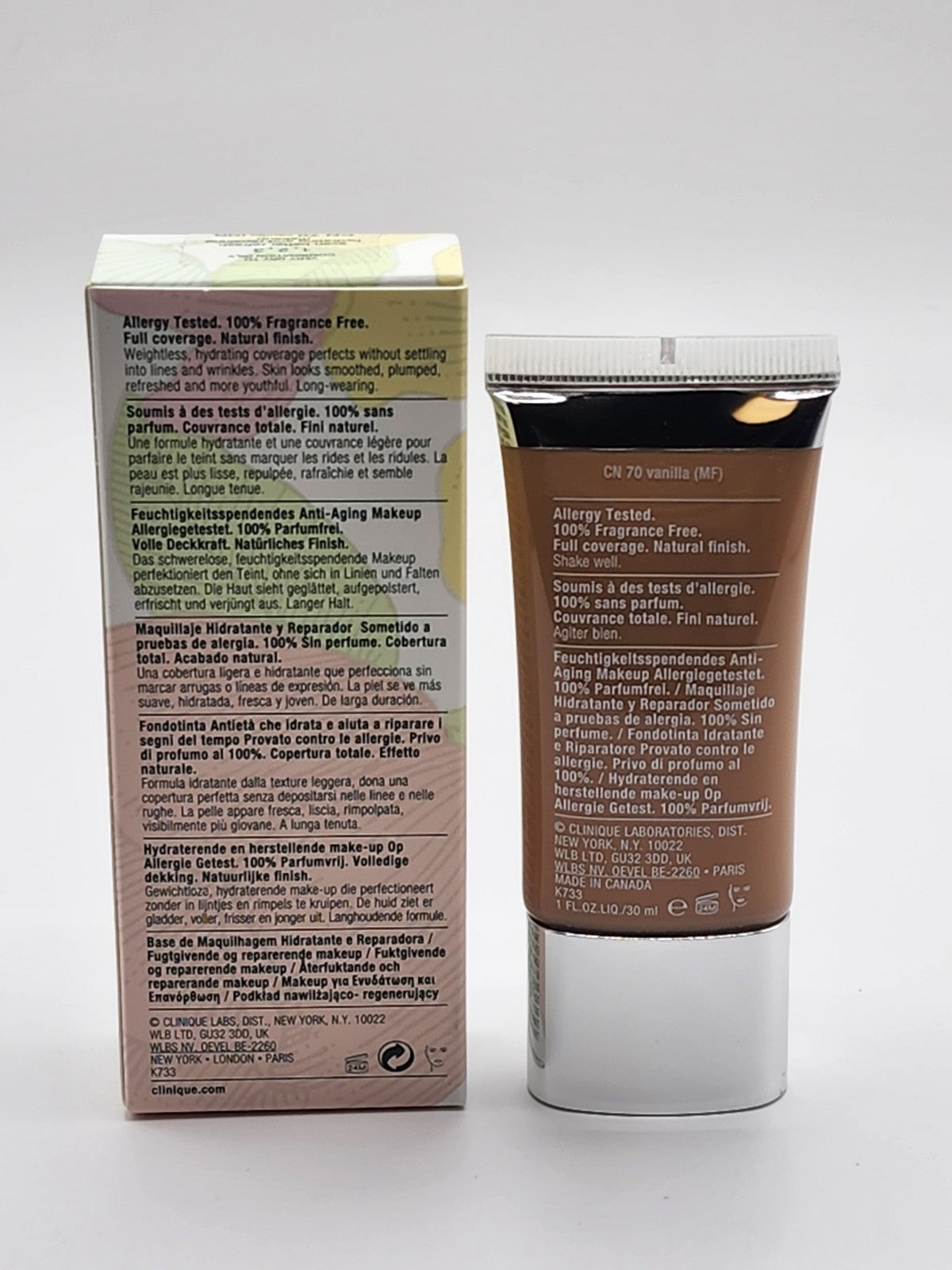 Clinique Vanilla Even Better Refresh Foundation 1oz - Natural Face Makeup