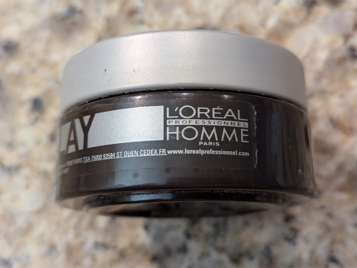 L'Oréal Homme Matte Clay Strong Hold Hair Clay 1.7 oz - Styling & Texturizing