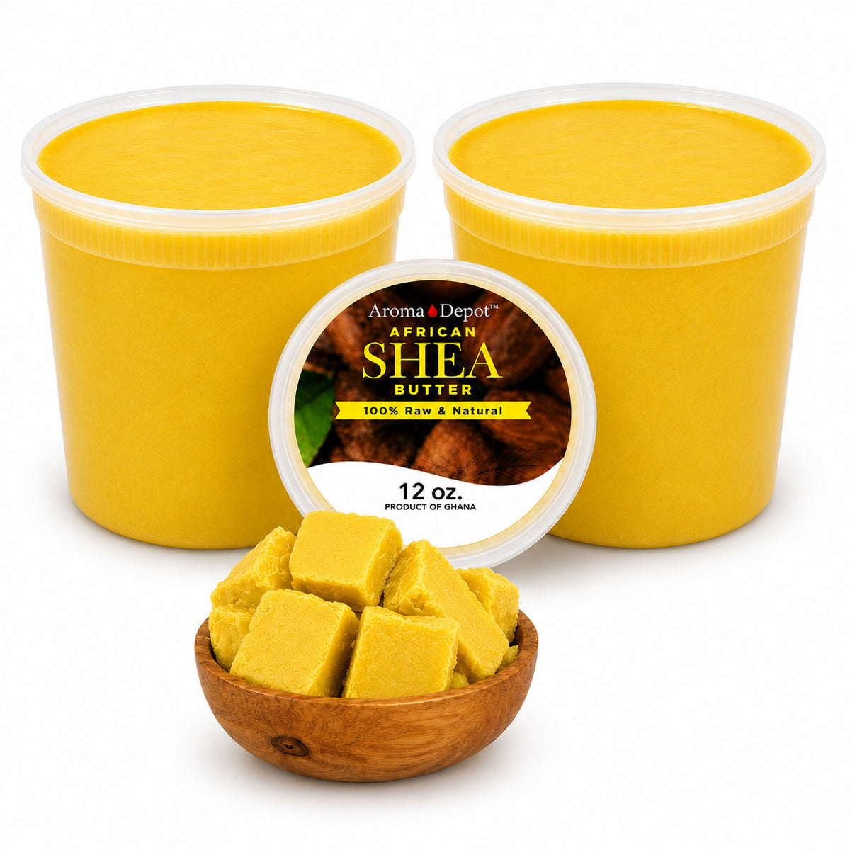 African Shea Butter 32 oz Bundle - Raw Unrefined Ghana