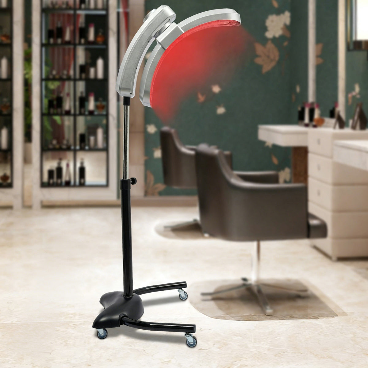 Vertical Cold Standing Hair Dryer 950W with Adjustable Heat & Rotation