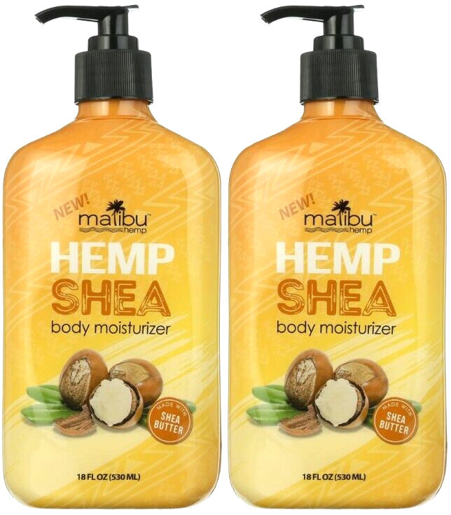 Shea Butter Body Moisturizer Lotion 2-Pack, 18 Oz