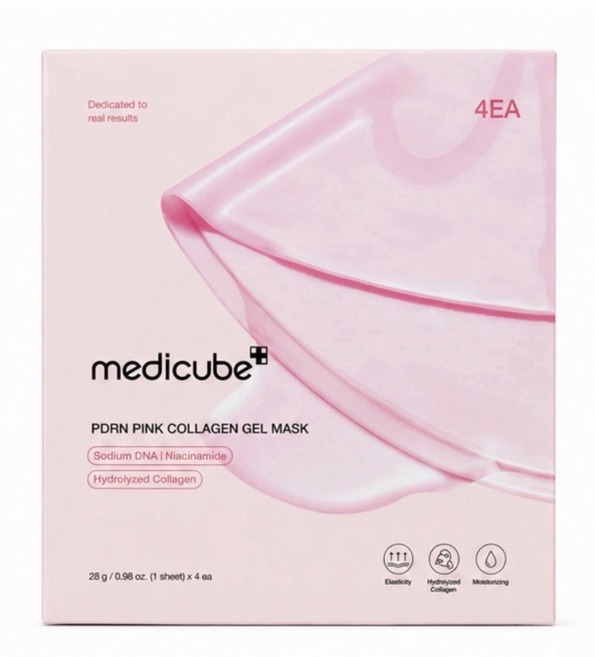 PDRN Pink Collagen Gel Mask (4-Pack)