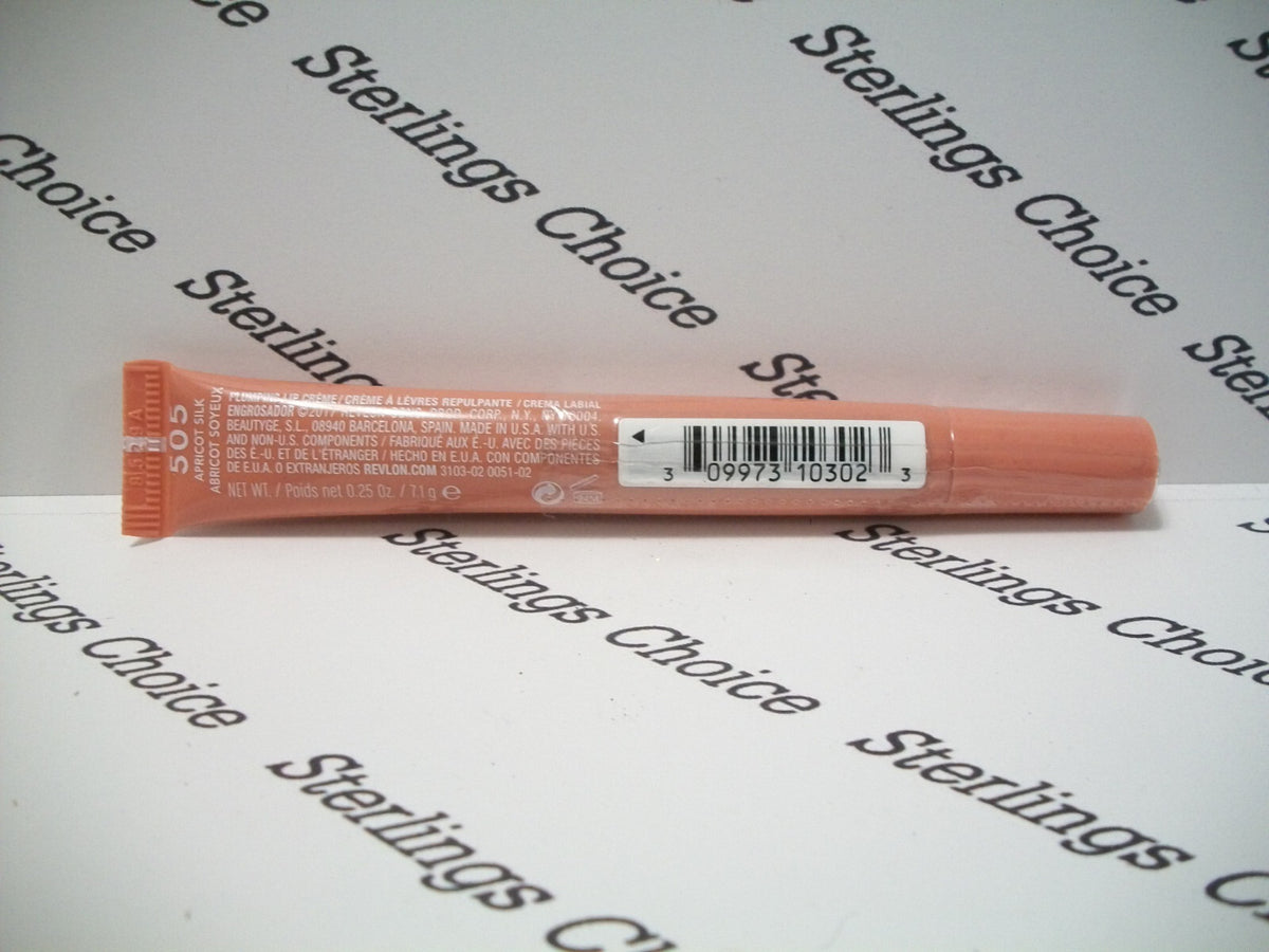 Lip Plumper Cream with Volulip - Apricot Silk, Fuller Lips, 0.2 oz