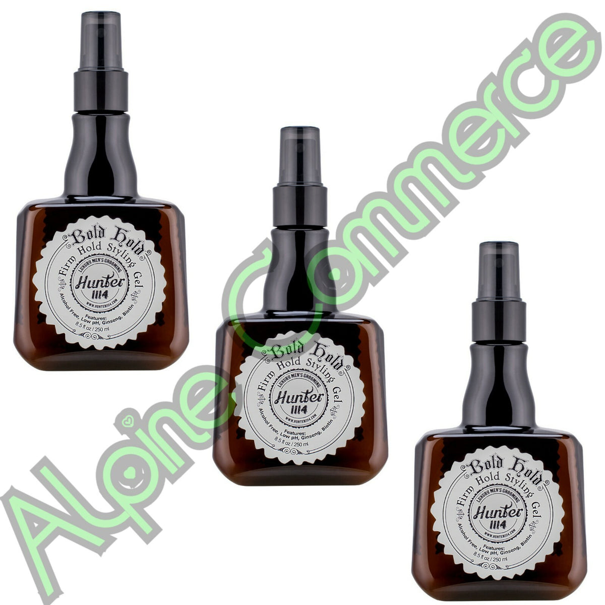 3-Pack Firm Hold Hair Styling Gel Spray 8.5 Oz for Bold Hair Control