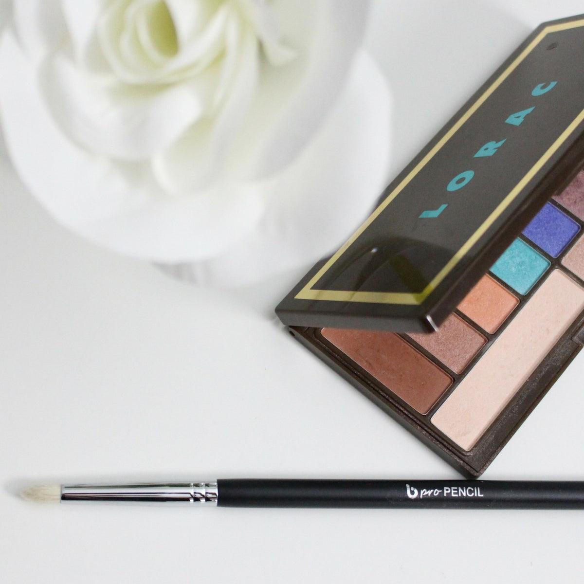 Pro Eye Pencil with Soft Pointed Brush for Smudging and Definition