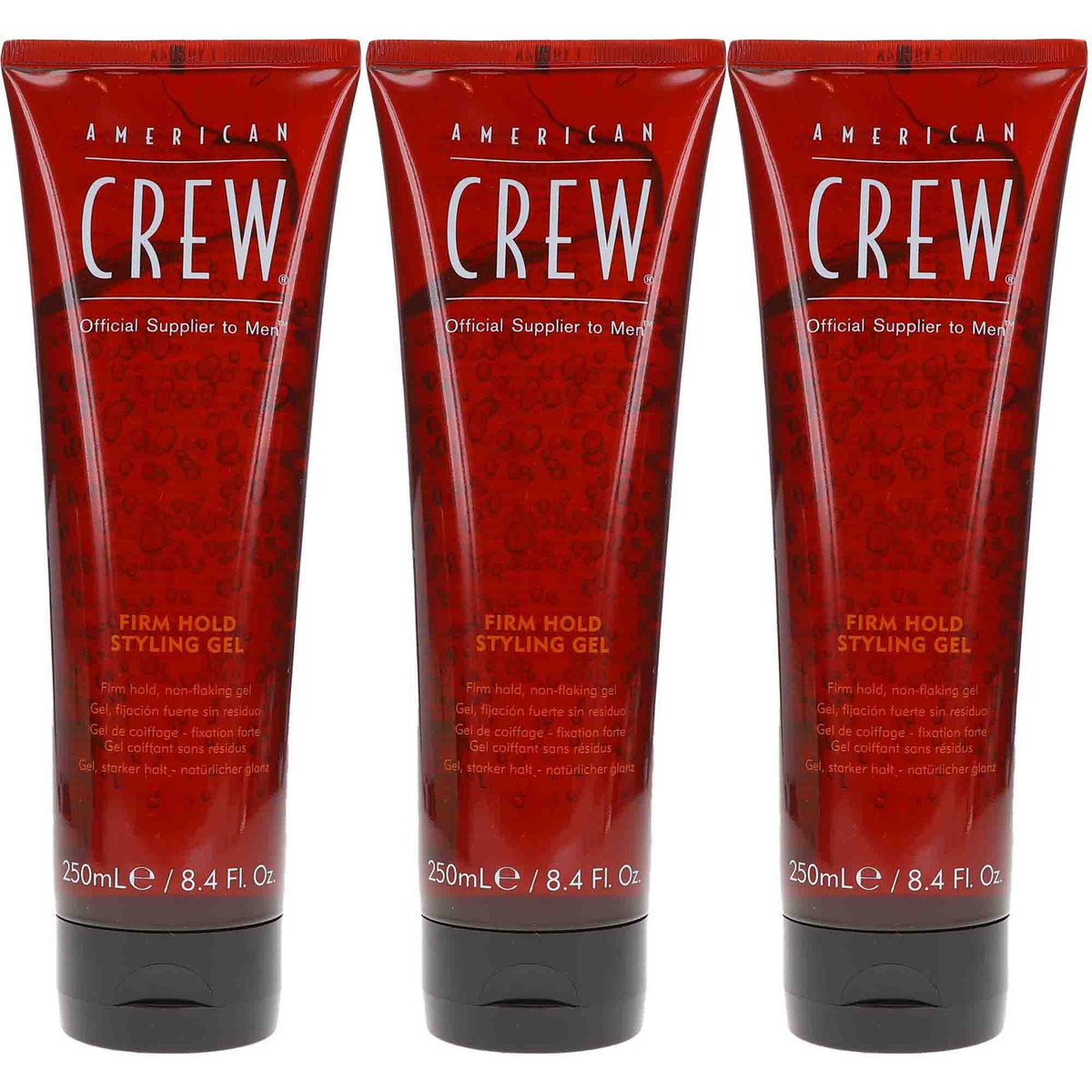 American Crew Firm Hold Hair Gel 8.4 oz Pack of 3 - Strong Styling Hold
