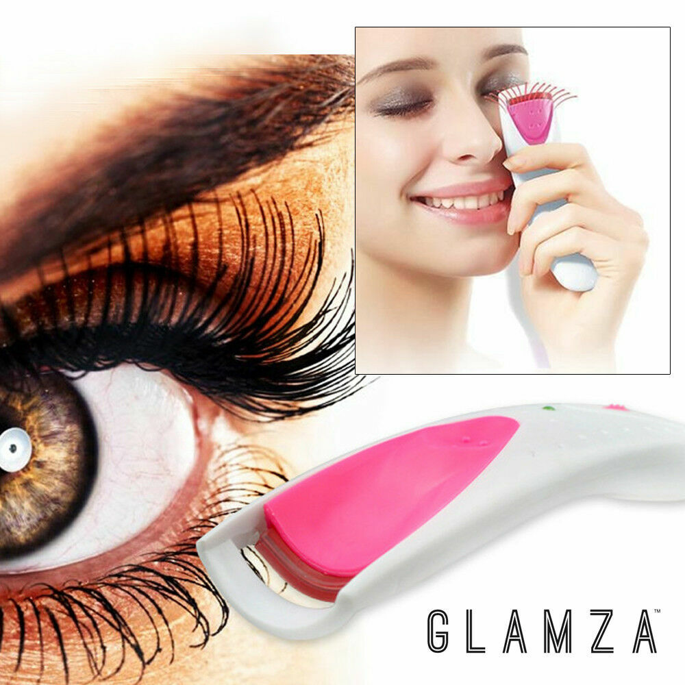 Electric Heated Eyelash Curler for Long Lashes - Rechargeable Makeup Tool