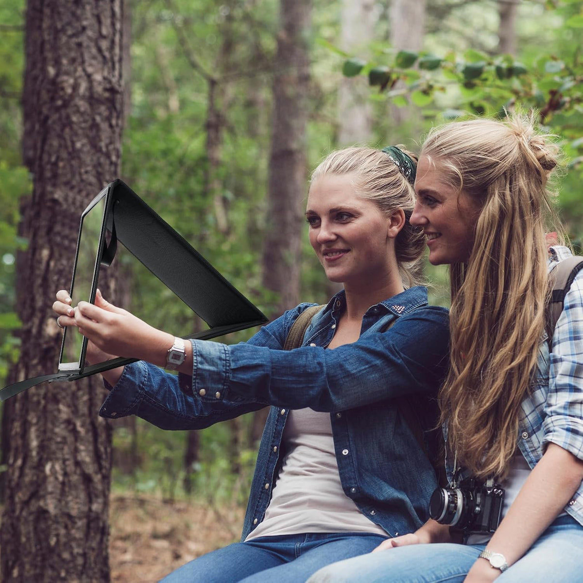 Full Length Travel Mirror - Foldable, Portable Shatterproof Full Body Mirror