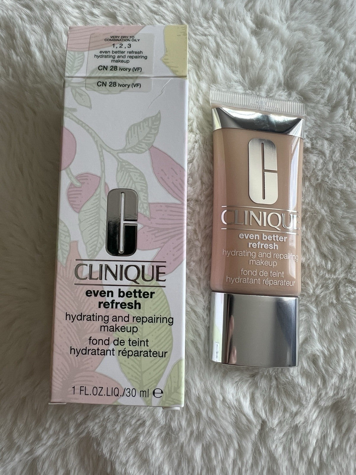 Clinique Even Better Refresh Foundation Cn 28 Ivory 1 Fl Oz