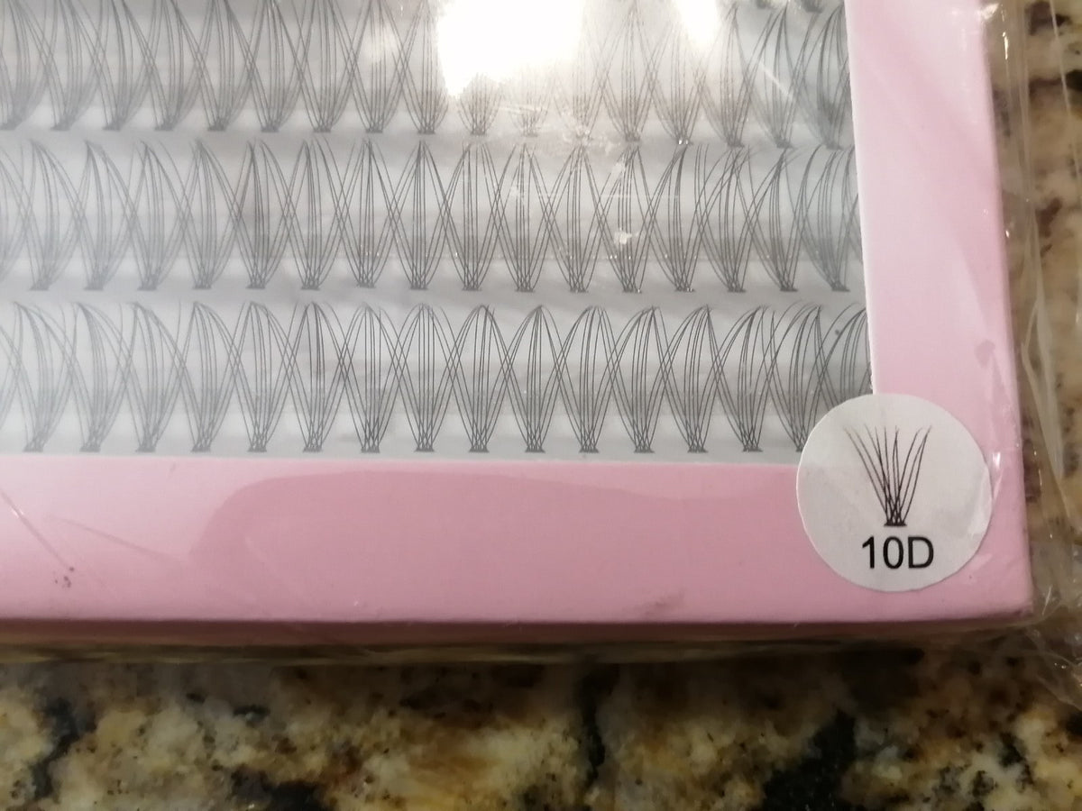 DIY Eyelash Cluster 10D 190 Pieces for False Lash Extensions