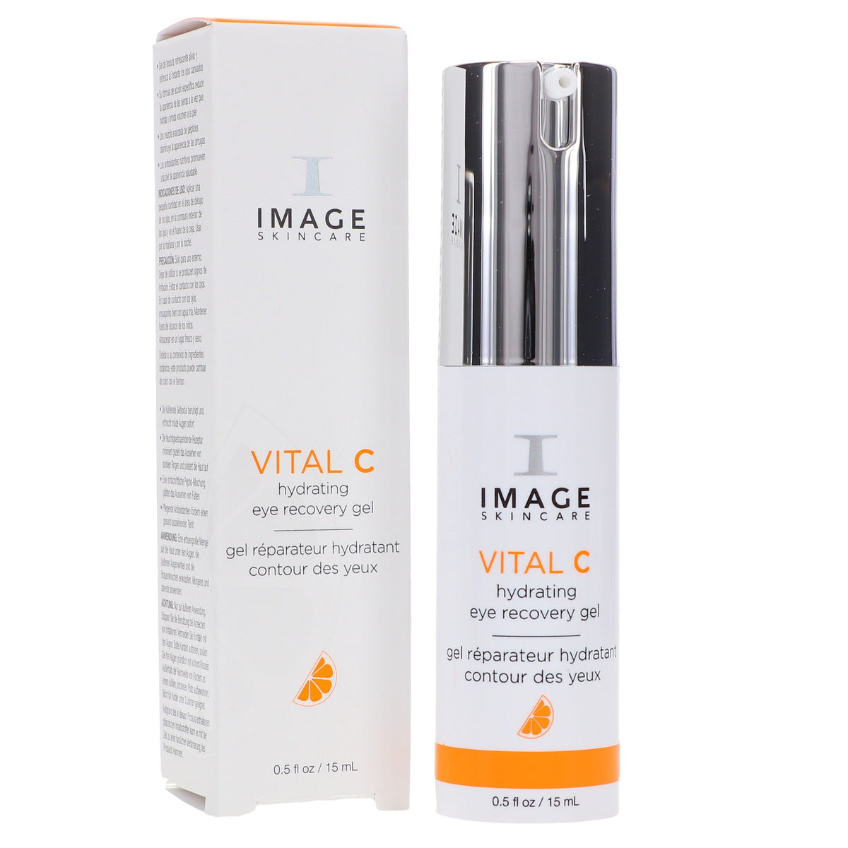 Hydrating Eye Recovery Gel with Vitamin C for Dark Circles & Fine Lines - 0.5 oz
