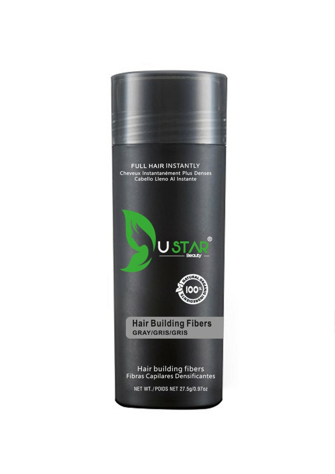 Hair Building Fibers 27.5g with Fiberhold Spray