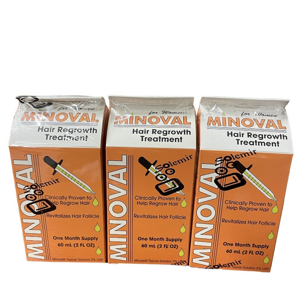 MINOVAL Hair Regrowth Treatment- For Women Extra Strength ( 3 Pack )