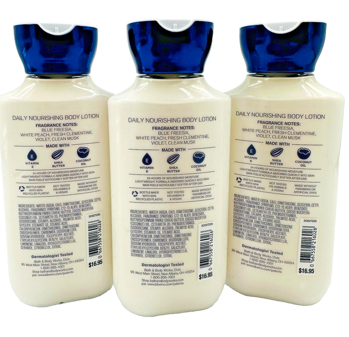 Gingham Daily Body Lotion - 3 Pack, 8 oz Each