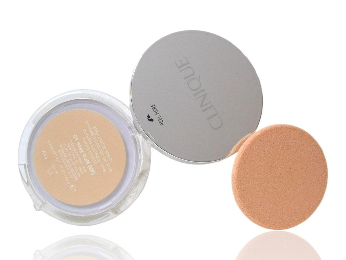 Clinique Stay-Matte Sheer Pressed Powder 7.6g Oil-Free Face Makeup