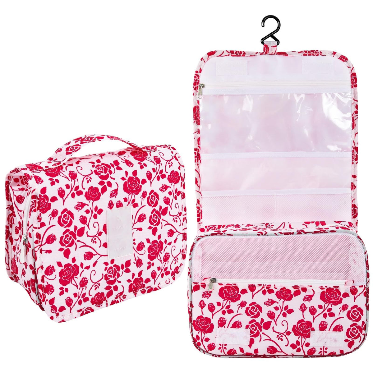 Waterproof Hanging Toiletry Bag with Multiple Compartments Travel Organizer