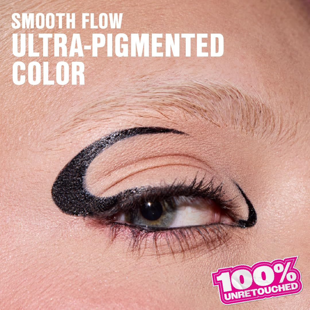 Waterproof Liquid Eyeliner with Ultra-Fine Brush - Long-Lasting 16H