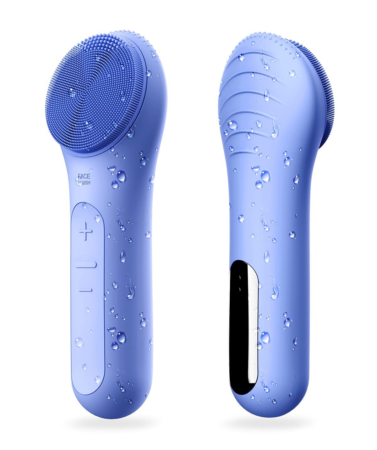 Electric Facial Cleansing Brush Waterproof Silicone Face Brush for All Skin Types