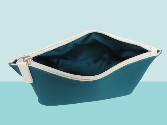 Travel Makeup Bags Set of 2 – Green Pouches for Cosmetics