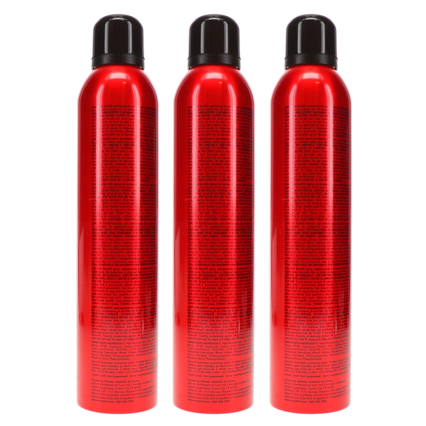 Volumizing Dry Texture Spray - Big Fun Raiser 8.5 oz 3 Pack for Hair Styling
