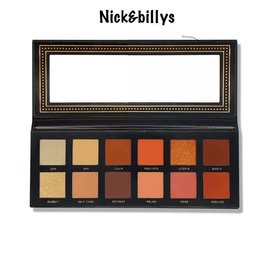 Serenity Eyeshadow Palette - 12 Neutral Colors for Elegant Makeup