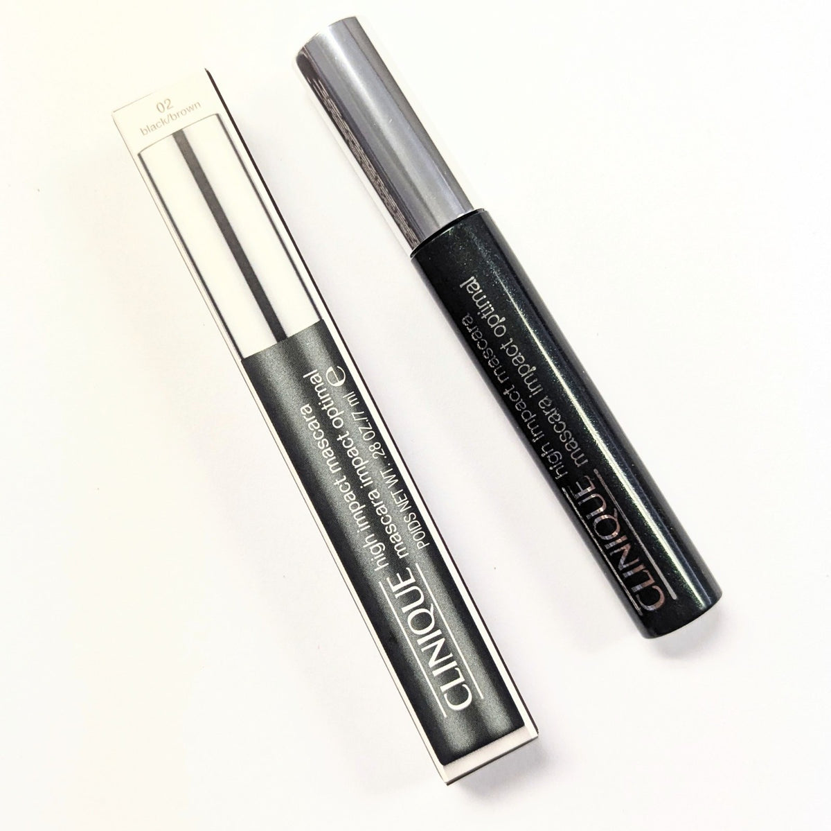 High Impact Mascara Black Brown Full Size 0.28 oz Waterproof Lash Makeup