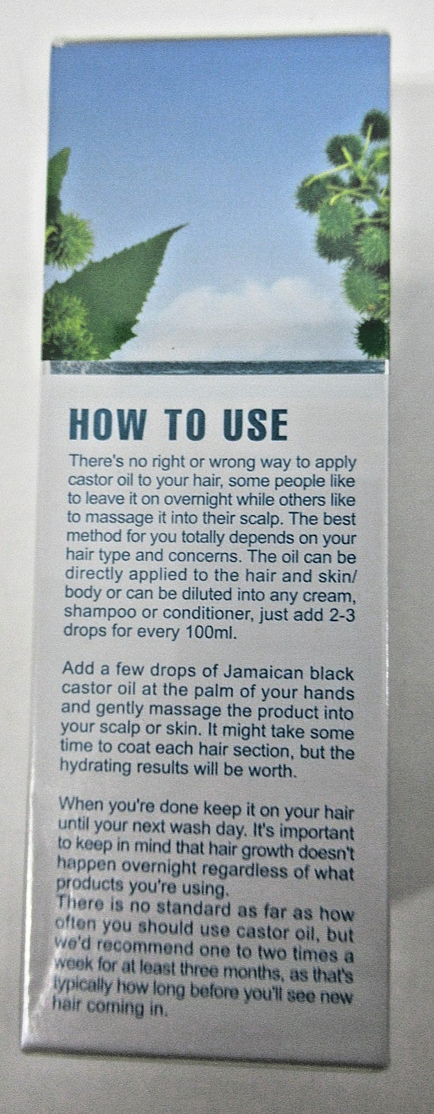 Jamaican Black Castor Oil 4-Pack Organic Pure Hair & Skin Oil