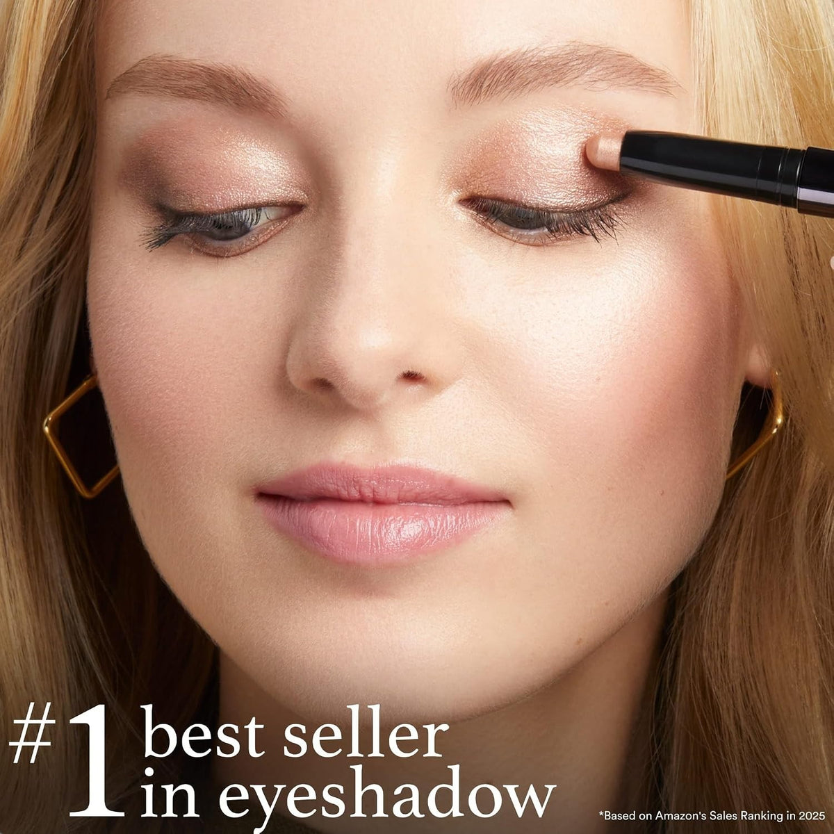 Waterproof Cream-to-Powder Eyeshadow Stick with Built-In Smudger – Smoky Amethyst