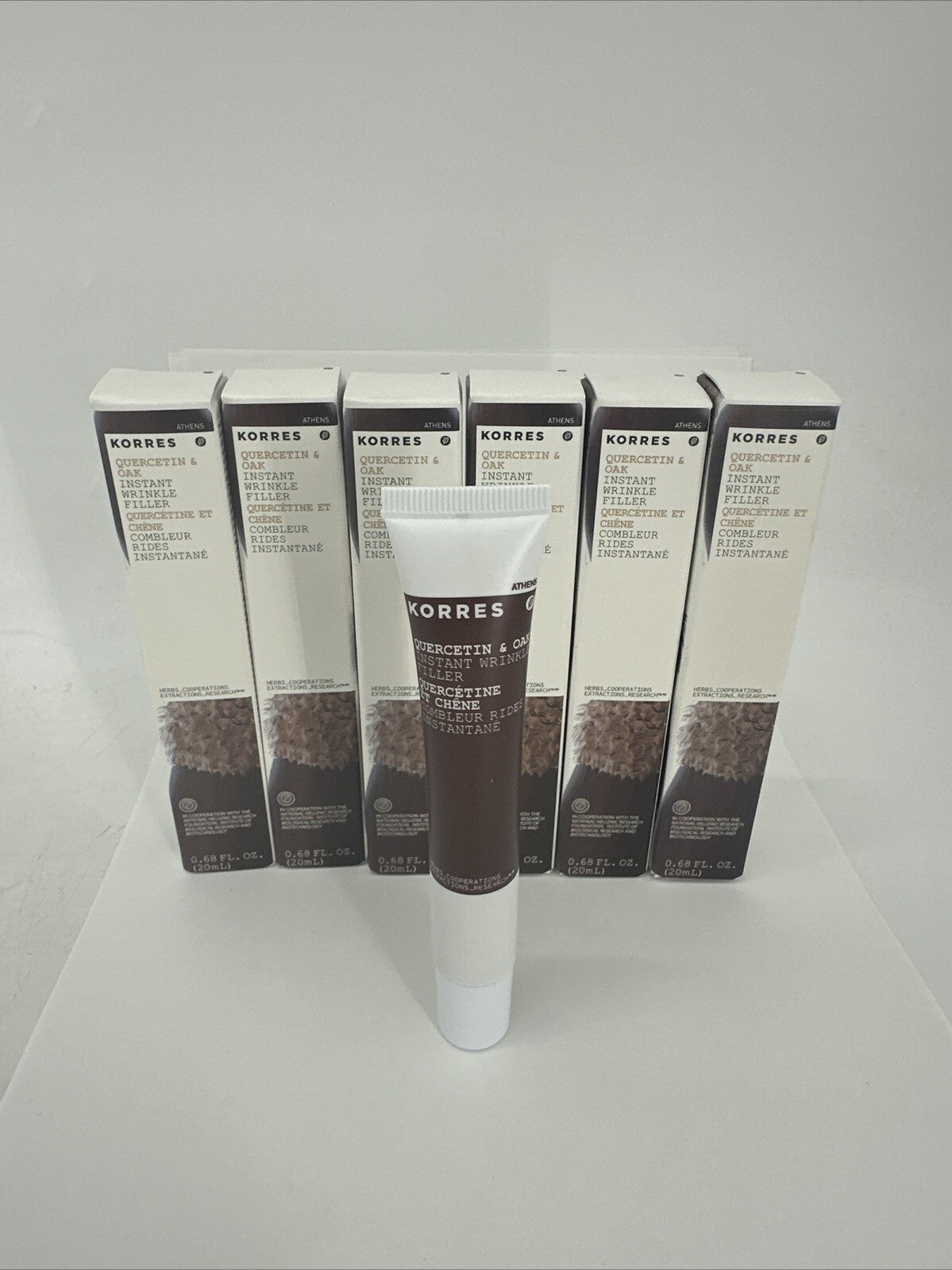 Korres Quercetin & Oak Instant Wrinkle Filler Set - 6 Full-Size 0.68 fl oz