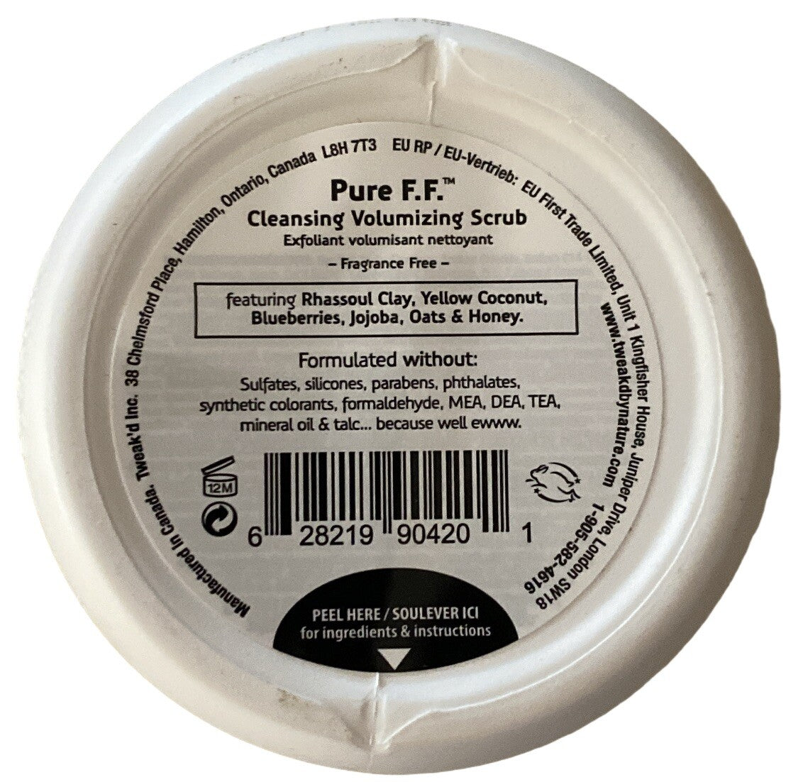Hair Cleansing Volumizing Scrub - Fragrance-Free, 8oz, 2 Pack